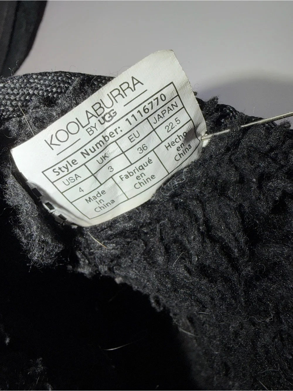 Kids Koolaburra by UGG Koola Mini boots black suede upper plush lining Girls 4